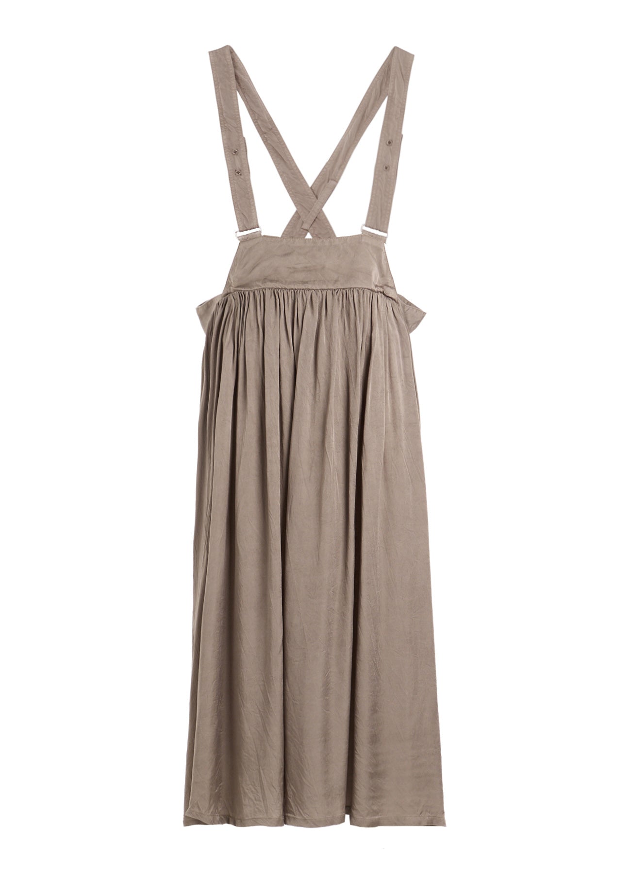 CUPRO FIBRIL TWILL SUSPENDER SKIRT – THE SHOP YOHJI YAMAMOTO