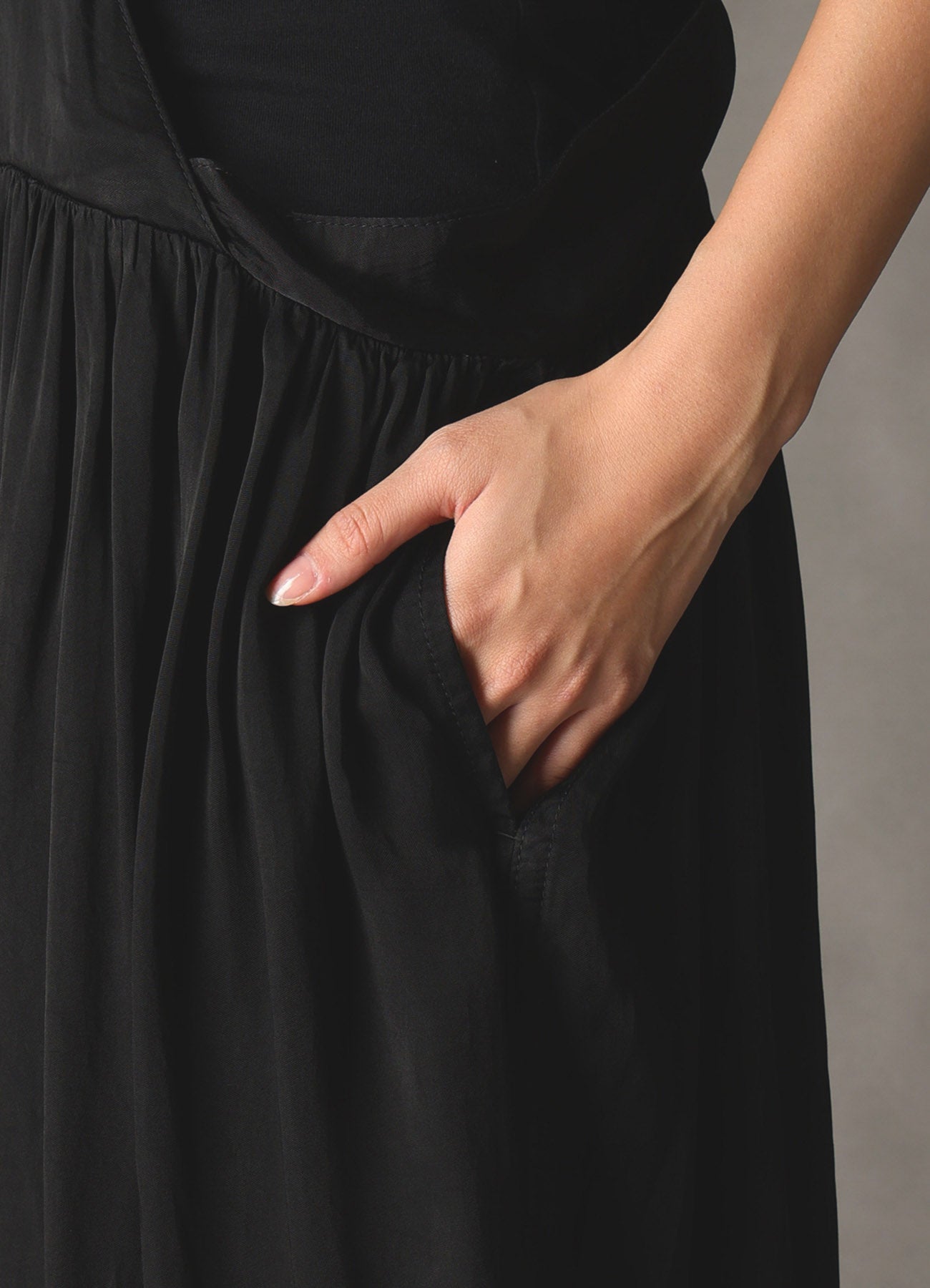 CUPRO FIBRIL TWILL SUSPENDER SKIRT – THE SHOP YOHJI YAMAMOTO