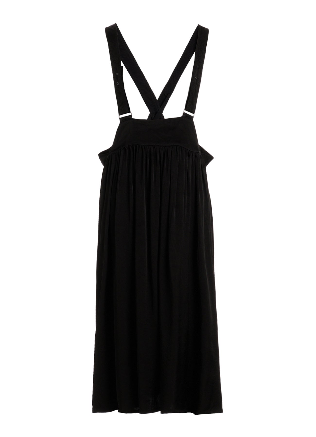 CUPRO FIBRIL TWILL SUSPENDER SKIRT – THE SHOP YOHJI YAMAMOTO