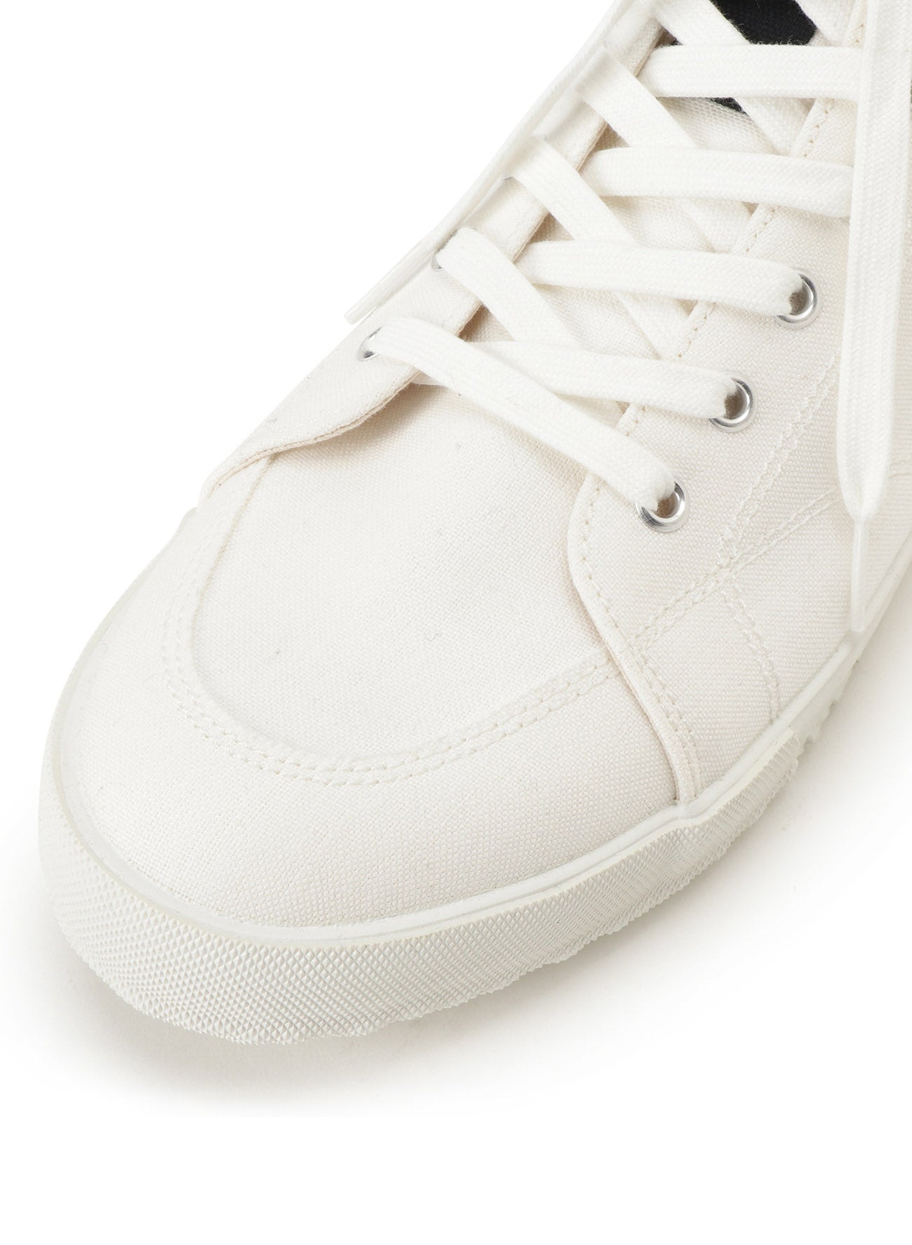 COTTON CANVAS MIDDLE RISE SNEAKERS