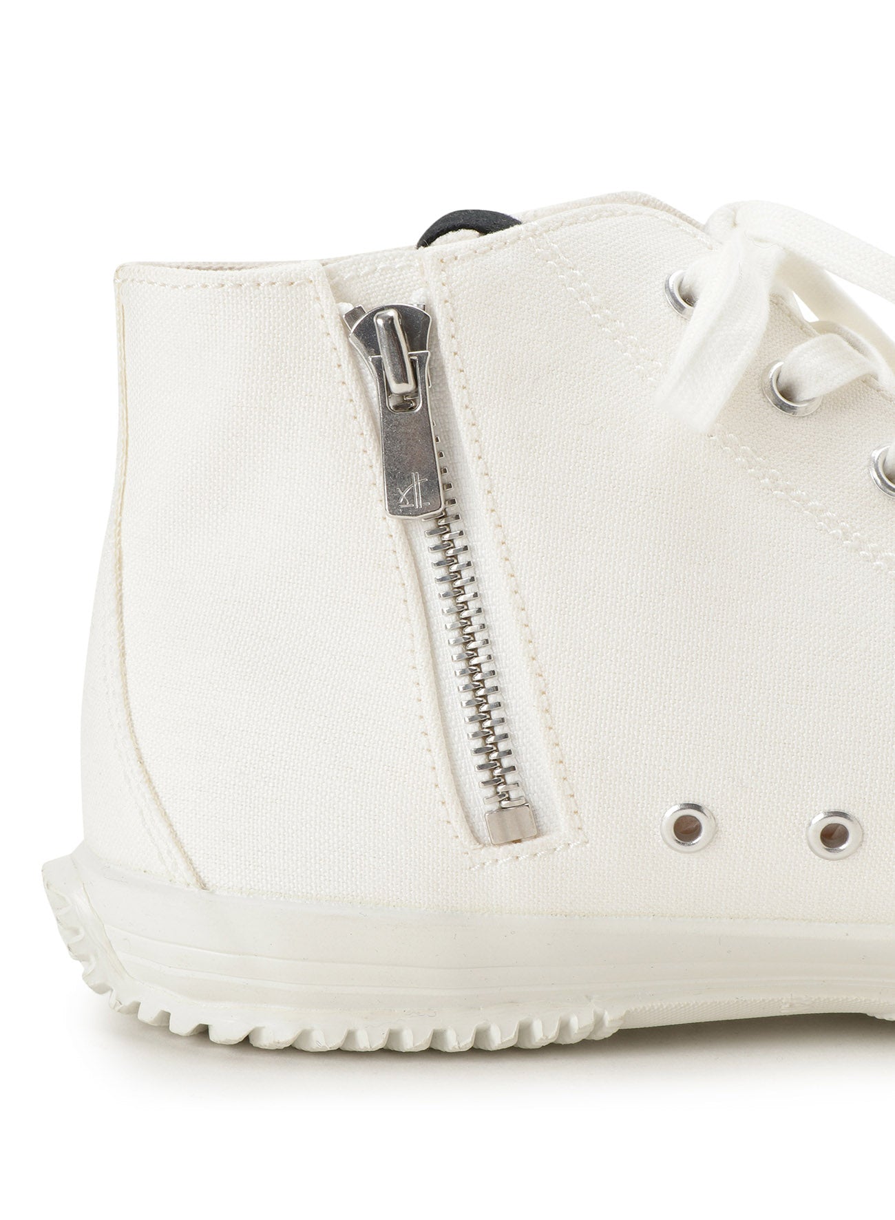 COTTON CANVAS MIDDLE RISE SNEAKERS