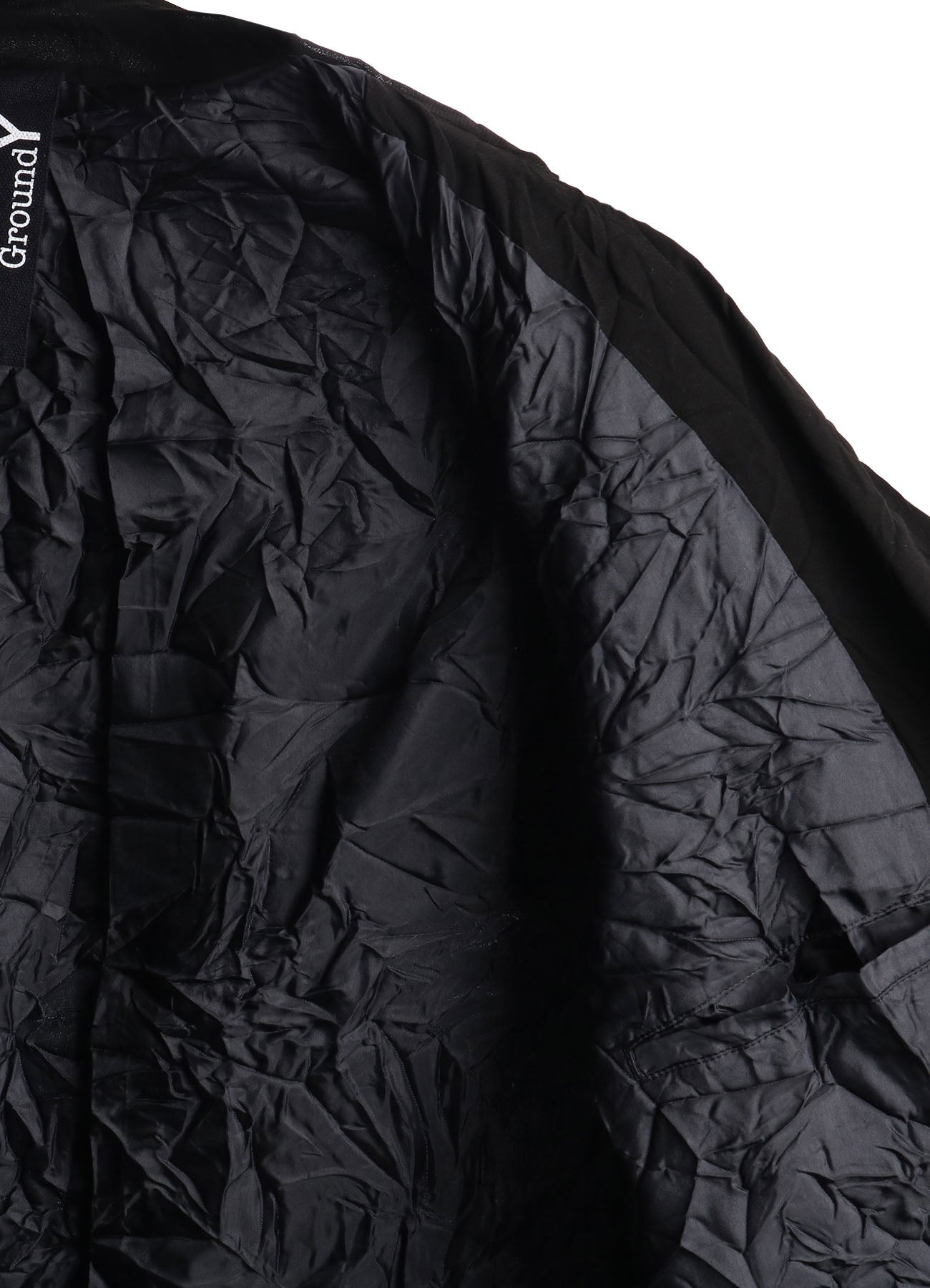 Yohji Yamamoto costume リネン 黒 テーラードジャケット BLACK CHIFFON COVERALL JACKET – THE SHOP YOHJI YAMAMOTO