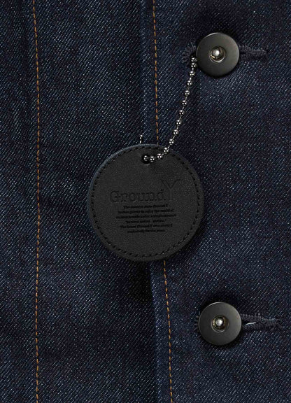 Ground Y × EDWIN 14oz DENIM POCKET TAILORED JACKET