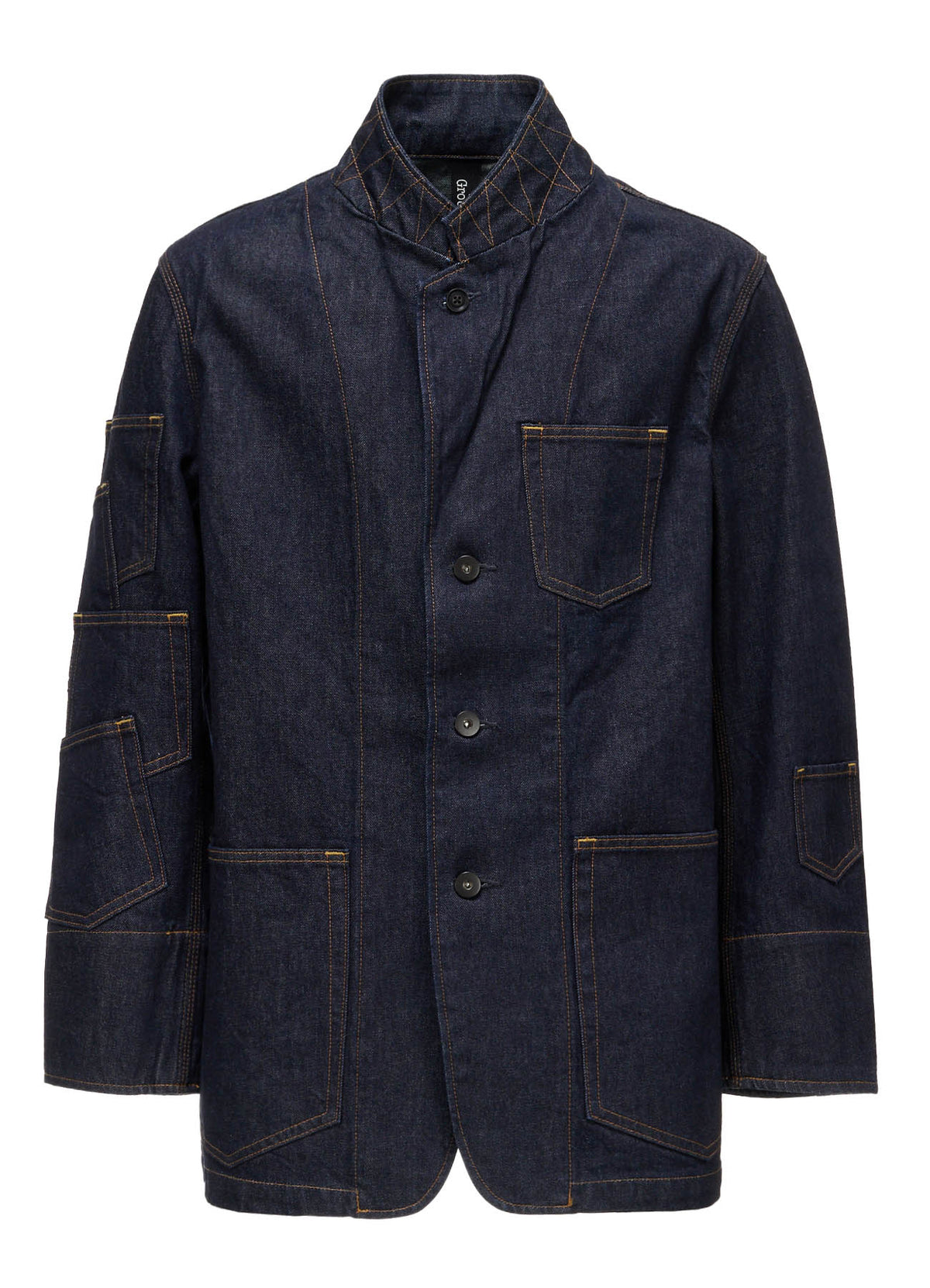 Ground Y × EDWIN 14oz DENIM POCKET TAILORED JACKET