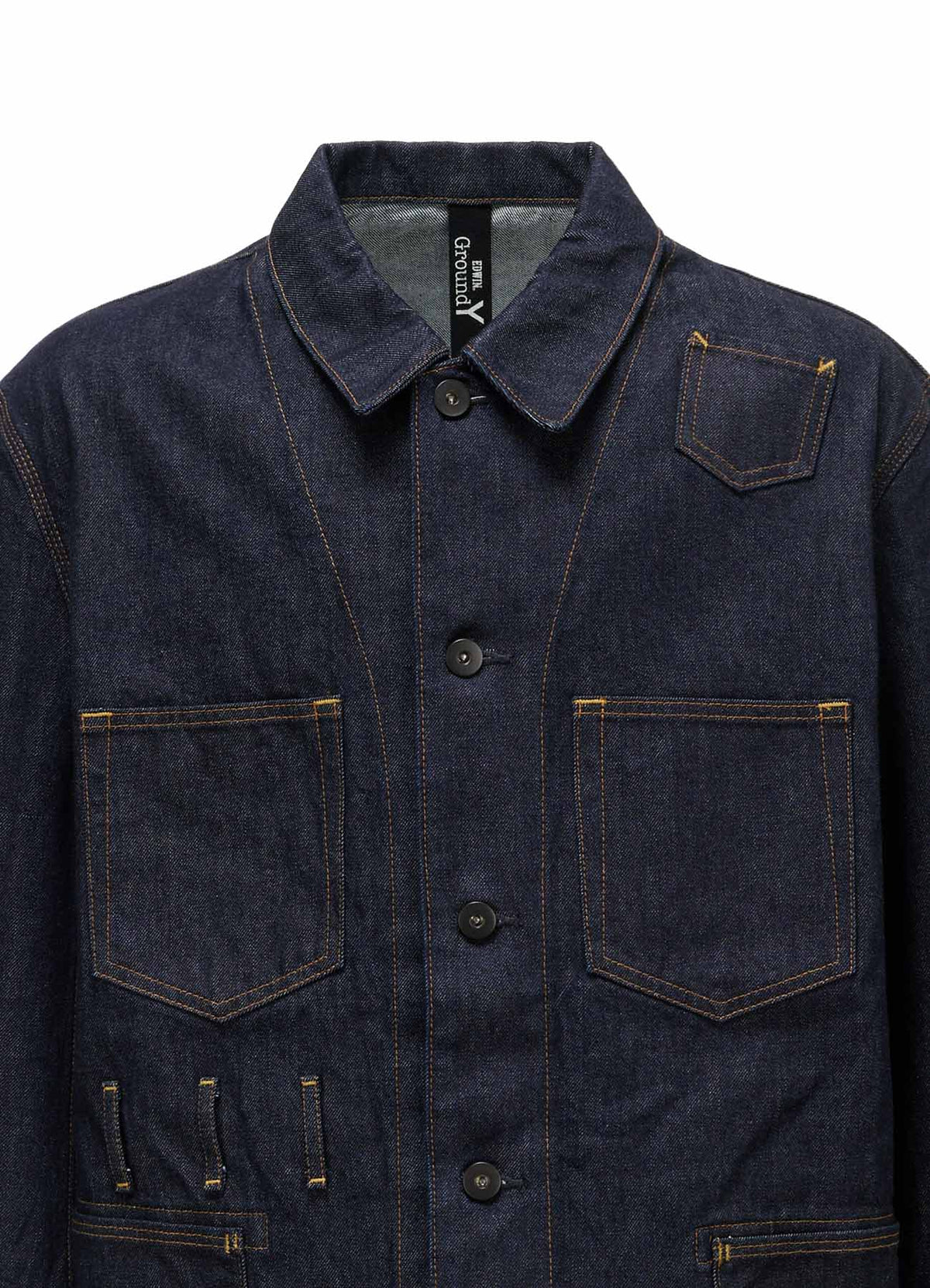 Ground Y × EDWIN 14oz DENIM POCKET COVERALL