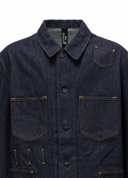 Ground Y × EDWIN 14oz DENIM POCKET COVERALL