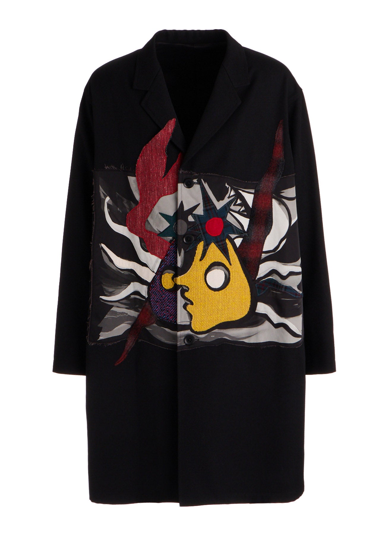 Ground Y×Taro Okamoto Mixed-Media Composition Jacket ”Seaside