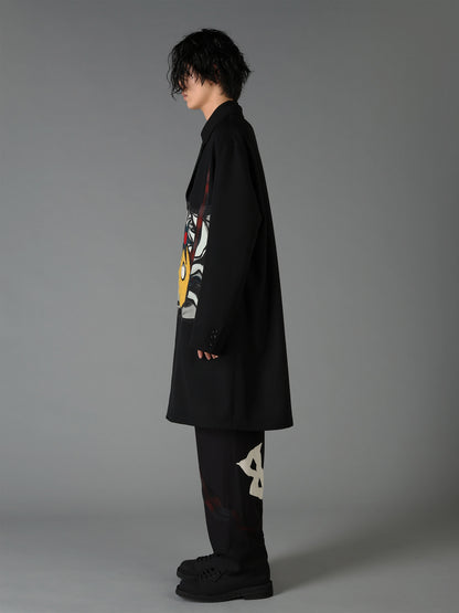 Ground Y×Taro Okamoto Mixed-Media Composition Jacket ”Seaside”