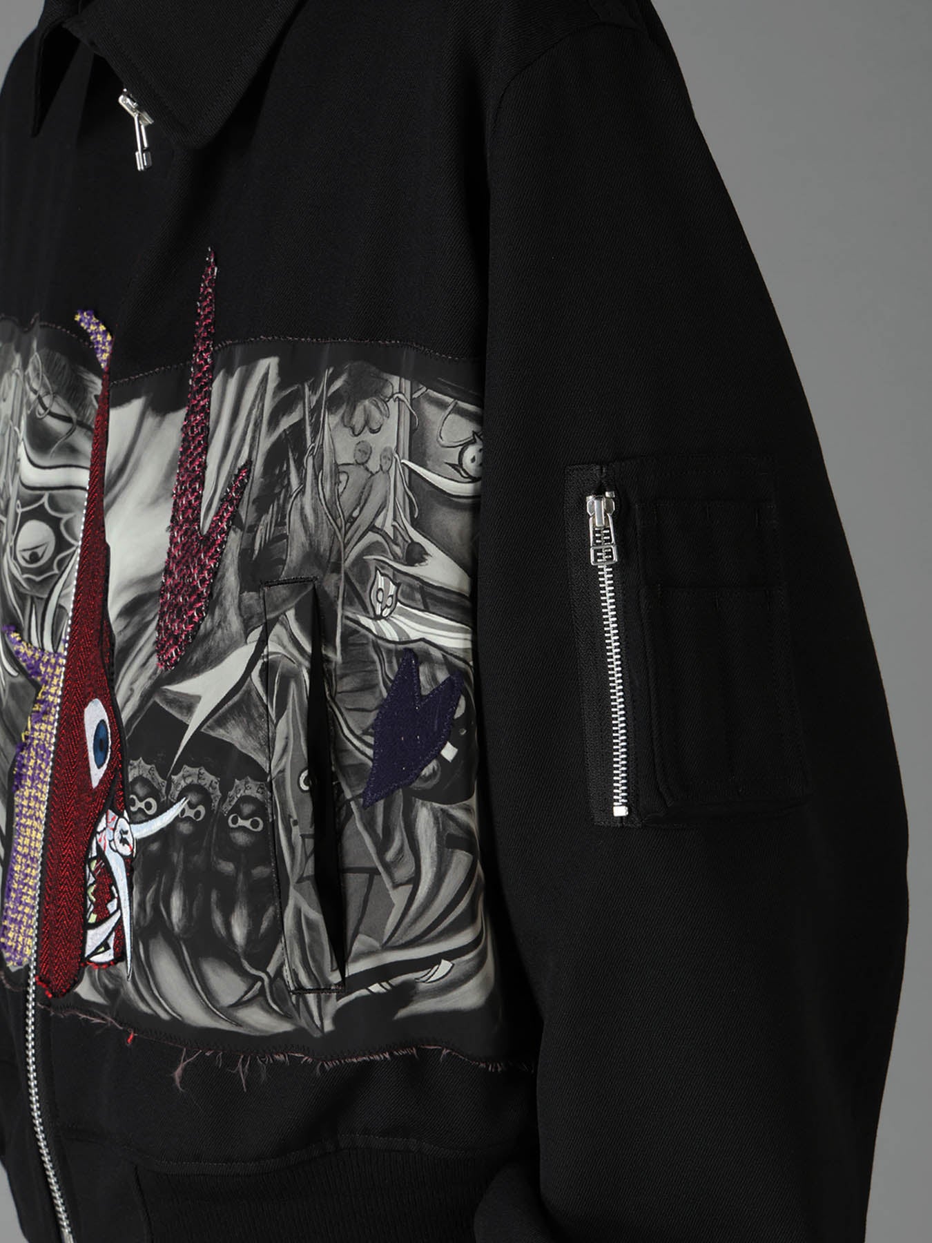 Ground Y×Taro Okamoto Mixed-Media Composition Blouson ”The Law of