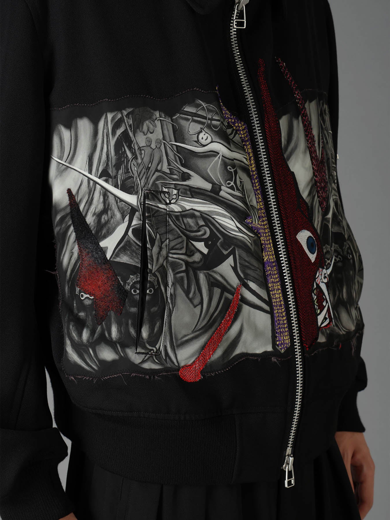 Ground Y×Taro Okamoto Mixed-Media Composition Blouson ”The Law of the Jungle”