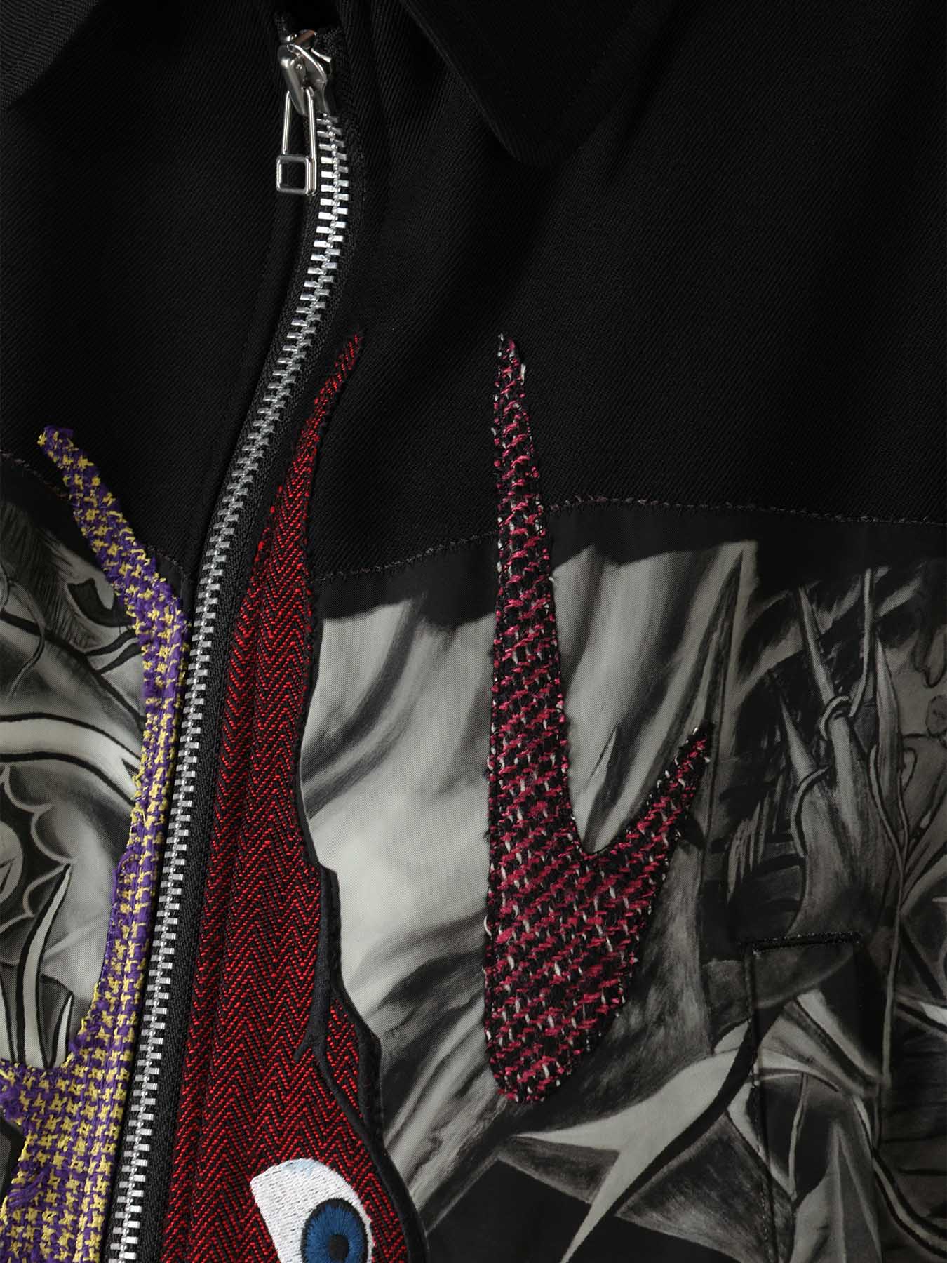 Ground Y×Taro Okamoto Mixed-Media Composition Blouson ”The Law of the Jungle”