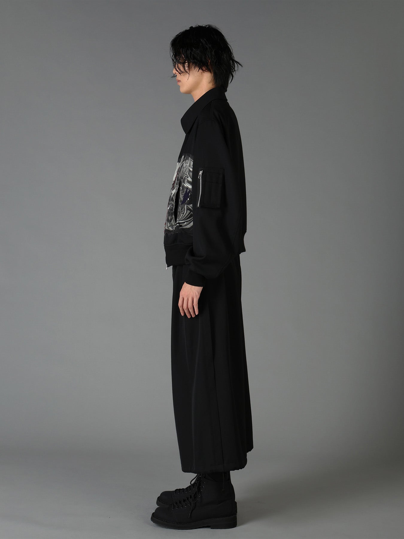 Ground Y×Taro Okamoto Mixed-Media Composition Blouson ”The Law of