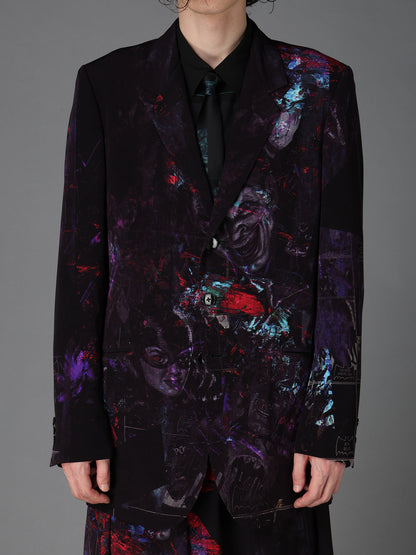 DC SUPER-VILLAINS PRINT JACKET