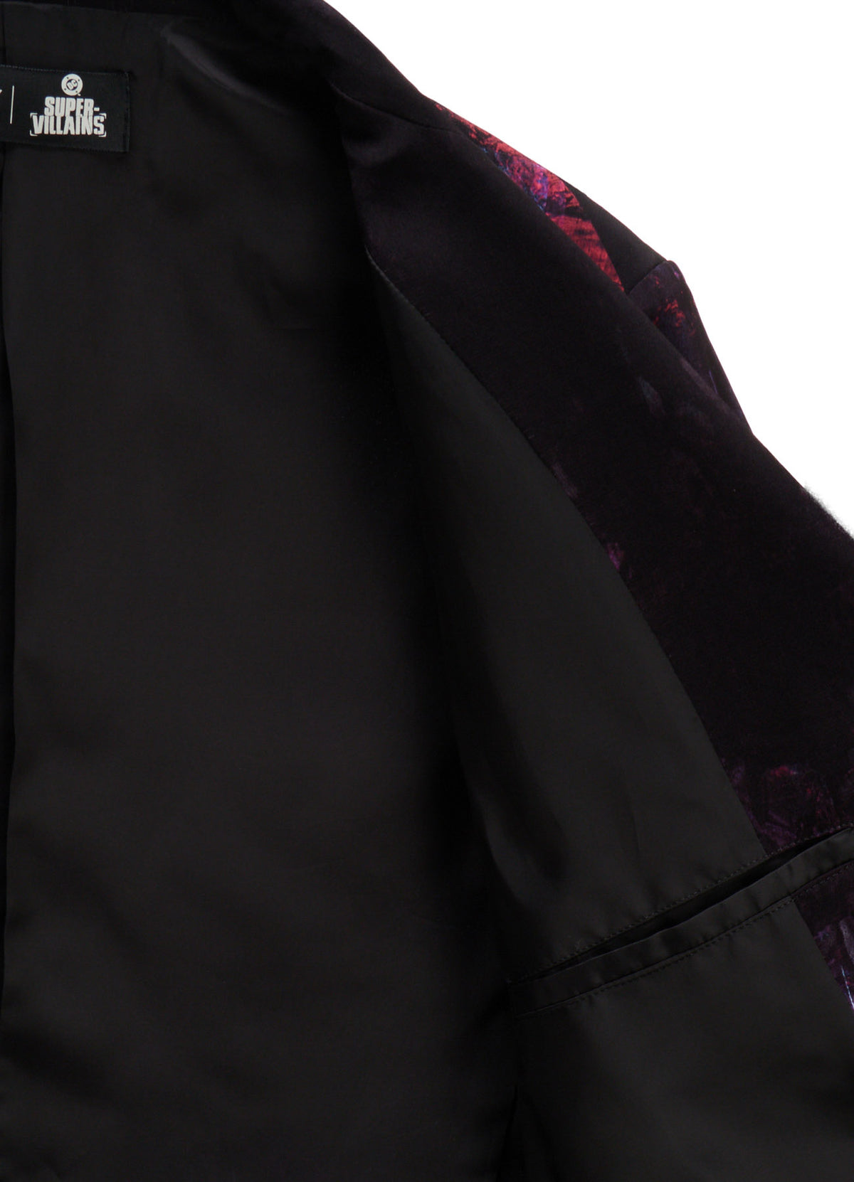 DC SUPER-VILLAINS PRINT JACKET