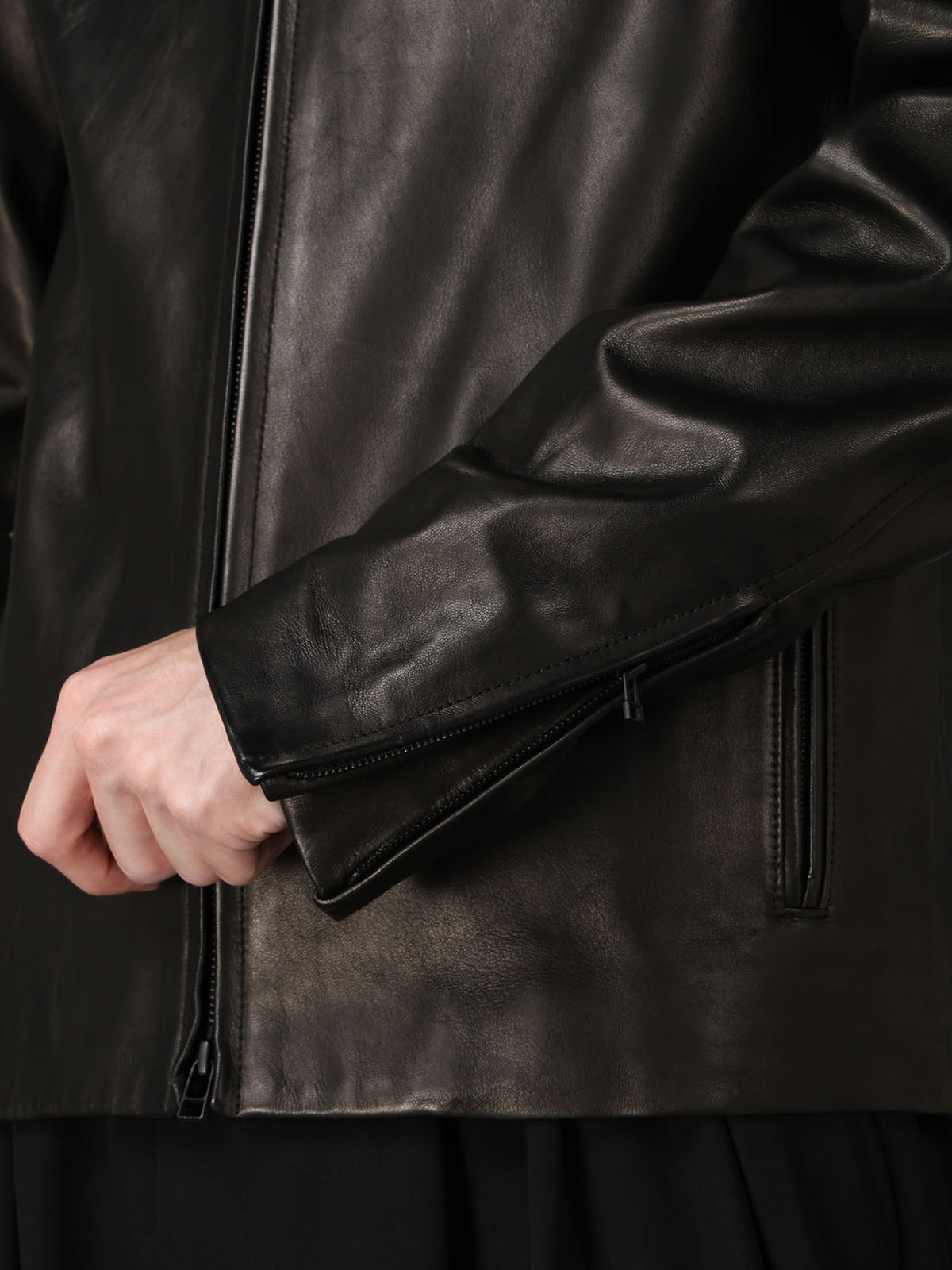 DC SUPER-VILLAINS "THE JOKER" LEATHER JACKET