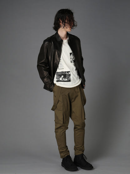 DC SUPER-VILLAINS "THE JOKER" LEATHER JACKET