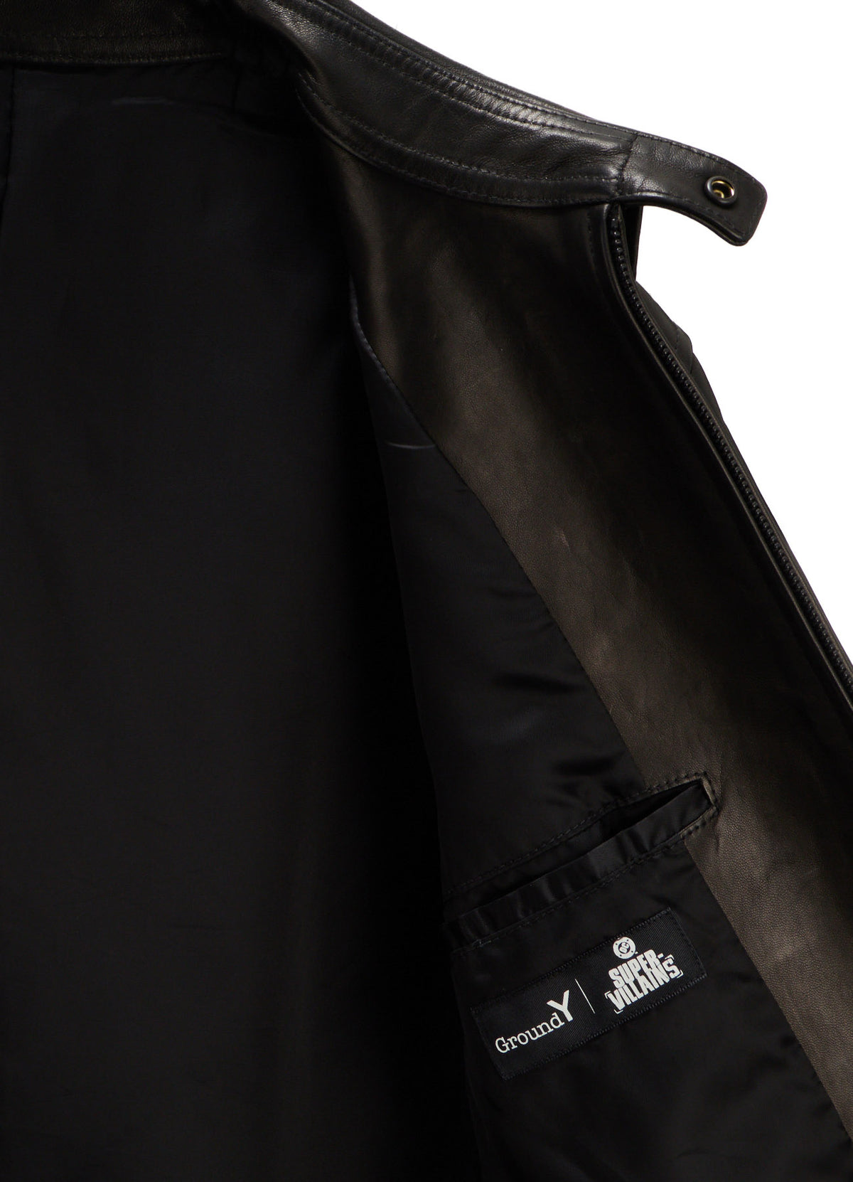 DC SUPER-VILLAINS "THE JOKER" LEATHER JACKET