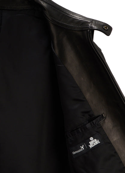 DC SUPER-VILLAINS "THE JOKER" LEATHER JACKET