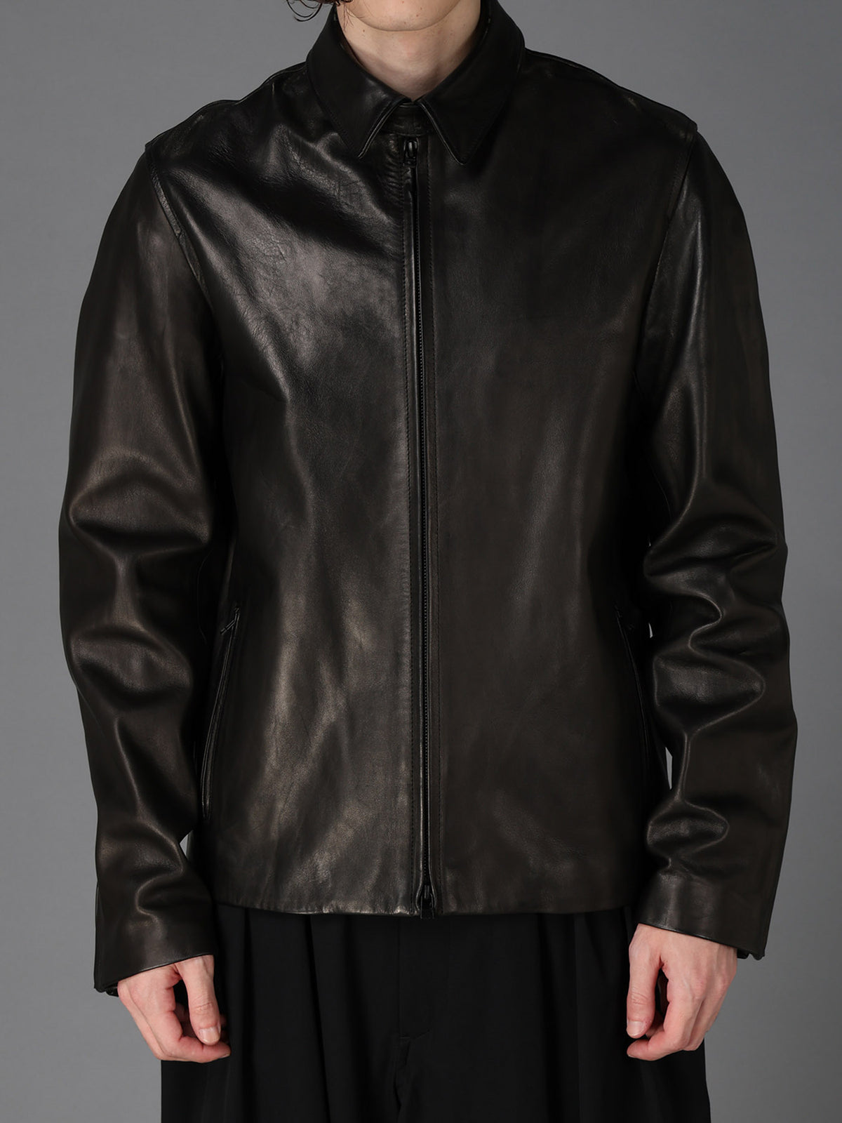 DC SUPER-VILLAINS "THE JOKER" LEATHER JACKET