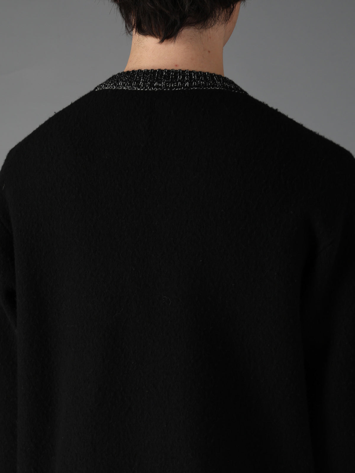 5G JERSEY CABLE KNIT NORWAY HOOK CARDIGAN