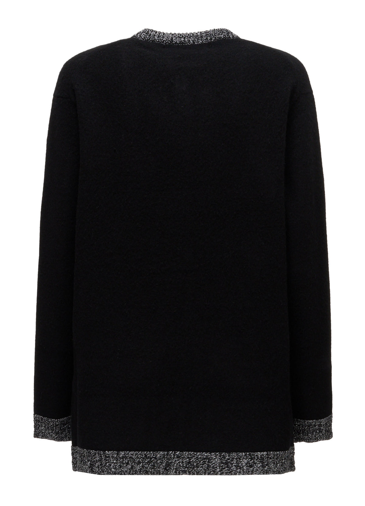 5G JERSEY CABLE KNIT NORWAY HOOK CARDIGAN