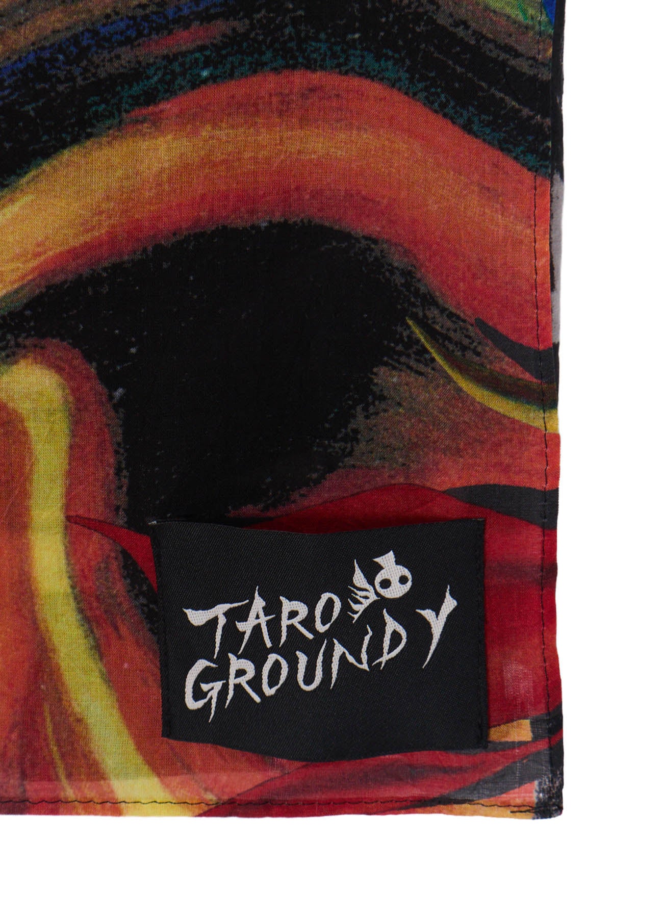 Ground Y×Taro Okamoto Graphic-print scarf Collage Type:C