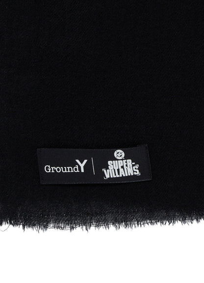DC SUPER-VILLAINS COLLAGE PRINT WOOL STOLE