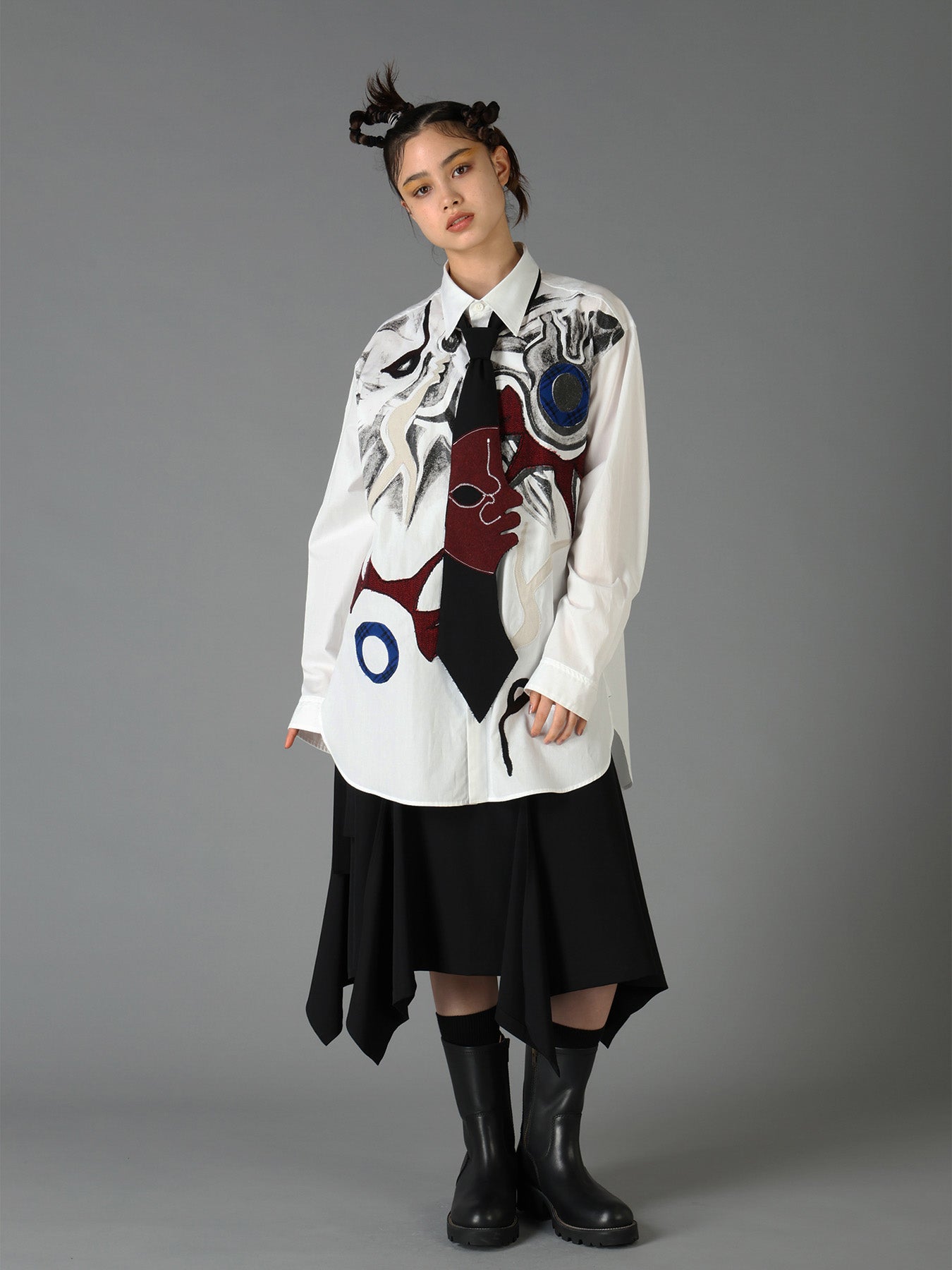 Ground Y×Taro Okamoto Skinny scarf "Tower of the sun”