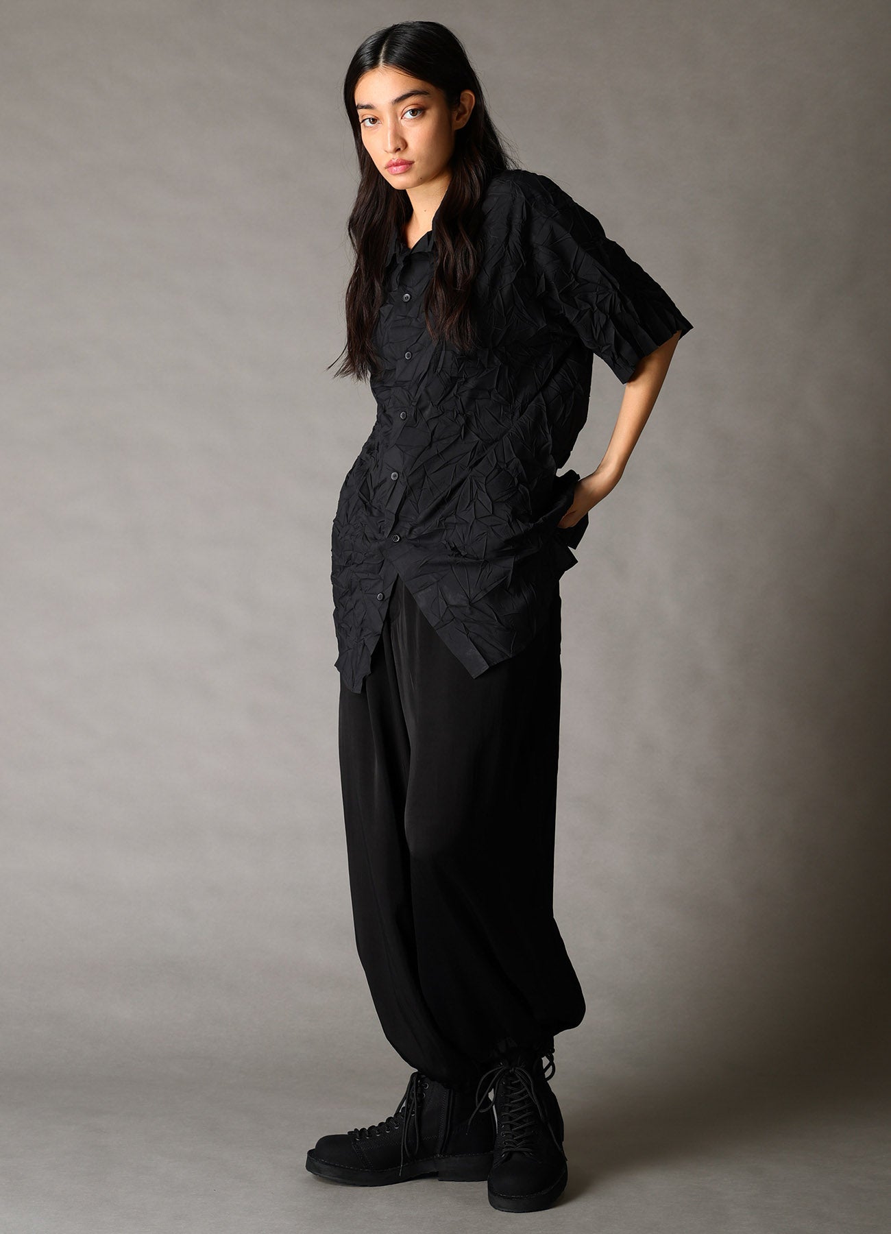 CUPRO FIBRIL TWILL PANTS