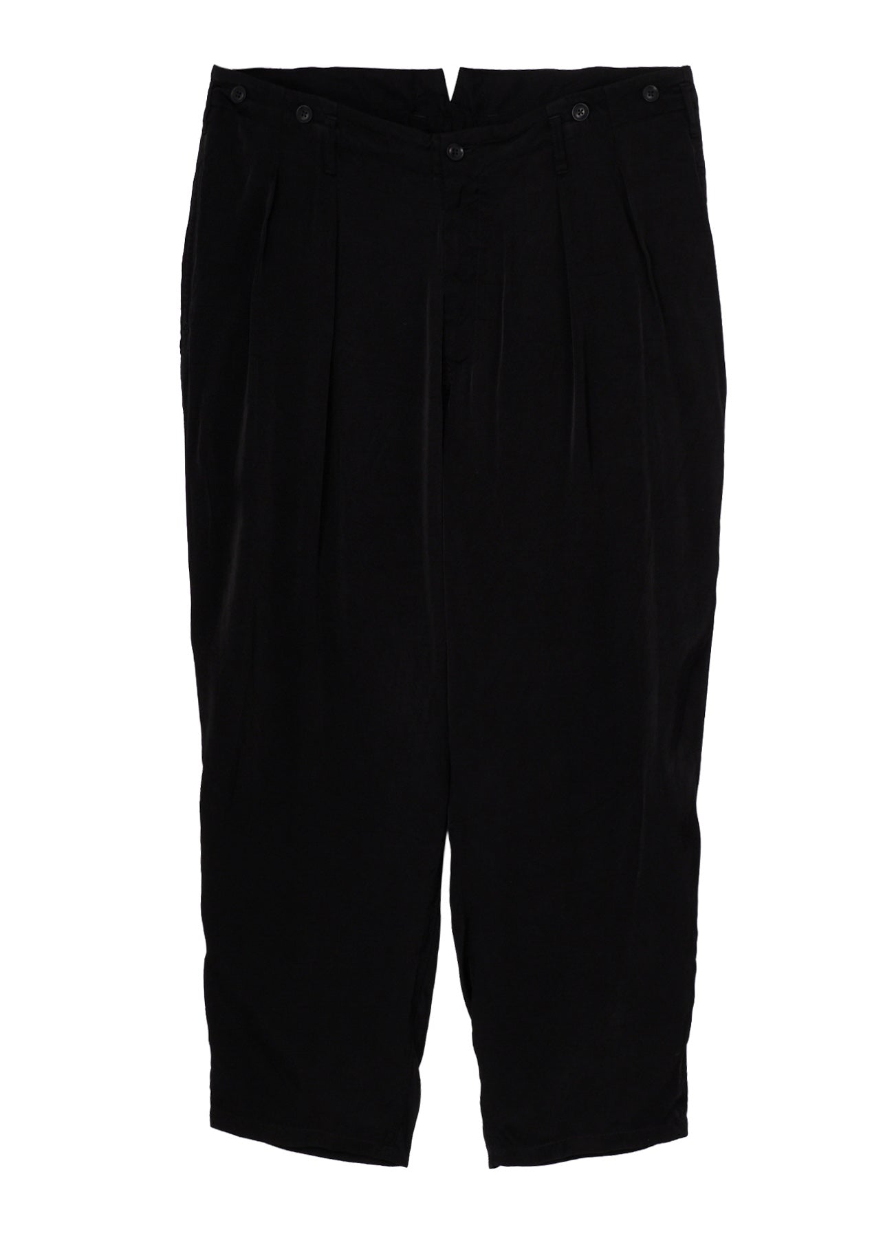 CUPRO FIBRIL TWILL 2-TUCK PANTS