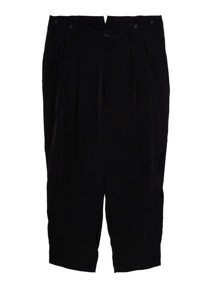 CUPRO FIBRIL TWILL 2-TUCK PANTS