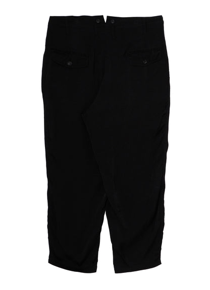 CUPRO FIBRIL TWILL 2-TUCK PANTS