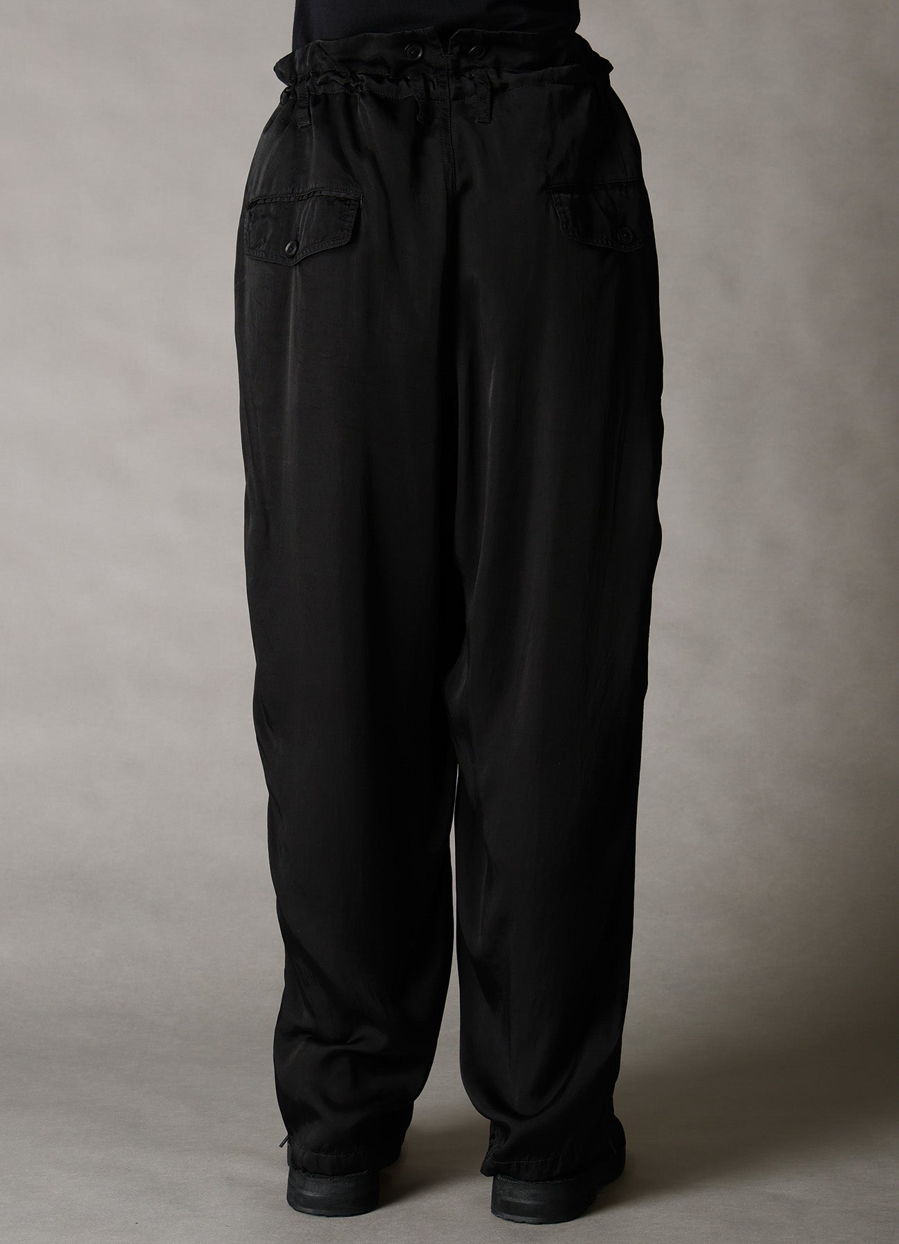 CUPRO FIBRIL TWILL 2-TUCK PANTS