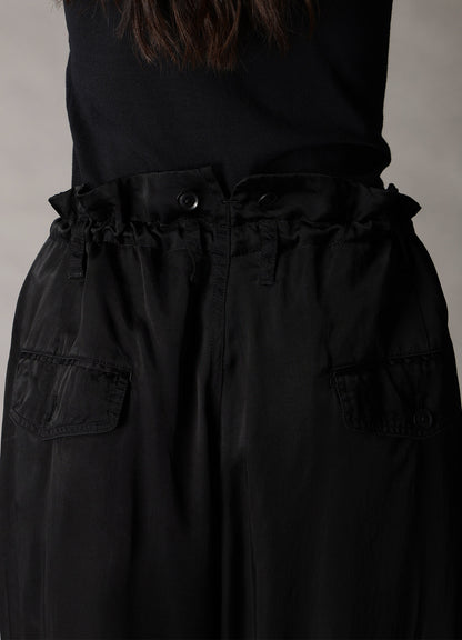 CUPRO FIBRIL TWILL 2-TUCK PANTS