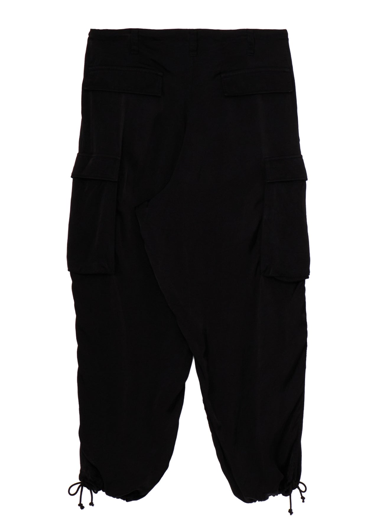 CUPRO FIBRIL TWILL HEM RIB PANTS