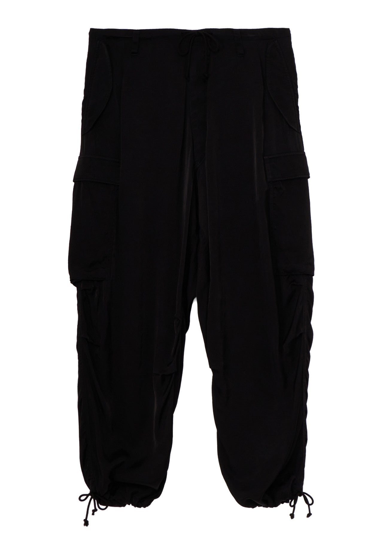 CUPRO FIBRIL TWILL HEM RIB PANTS – THE SHOP YOHJI YAMAMOTO