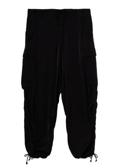 CUPRO FIBRIL TWILL HEM RIB PANTS