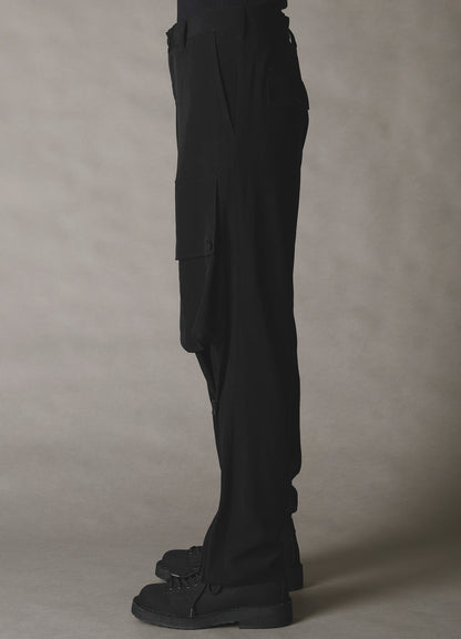 CREPE de CHINE ZIPPER JODHPURS CARGO PANTS