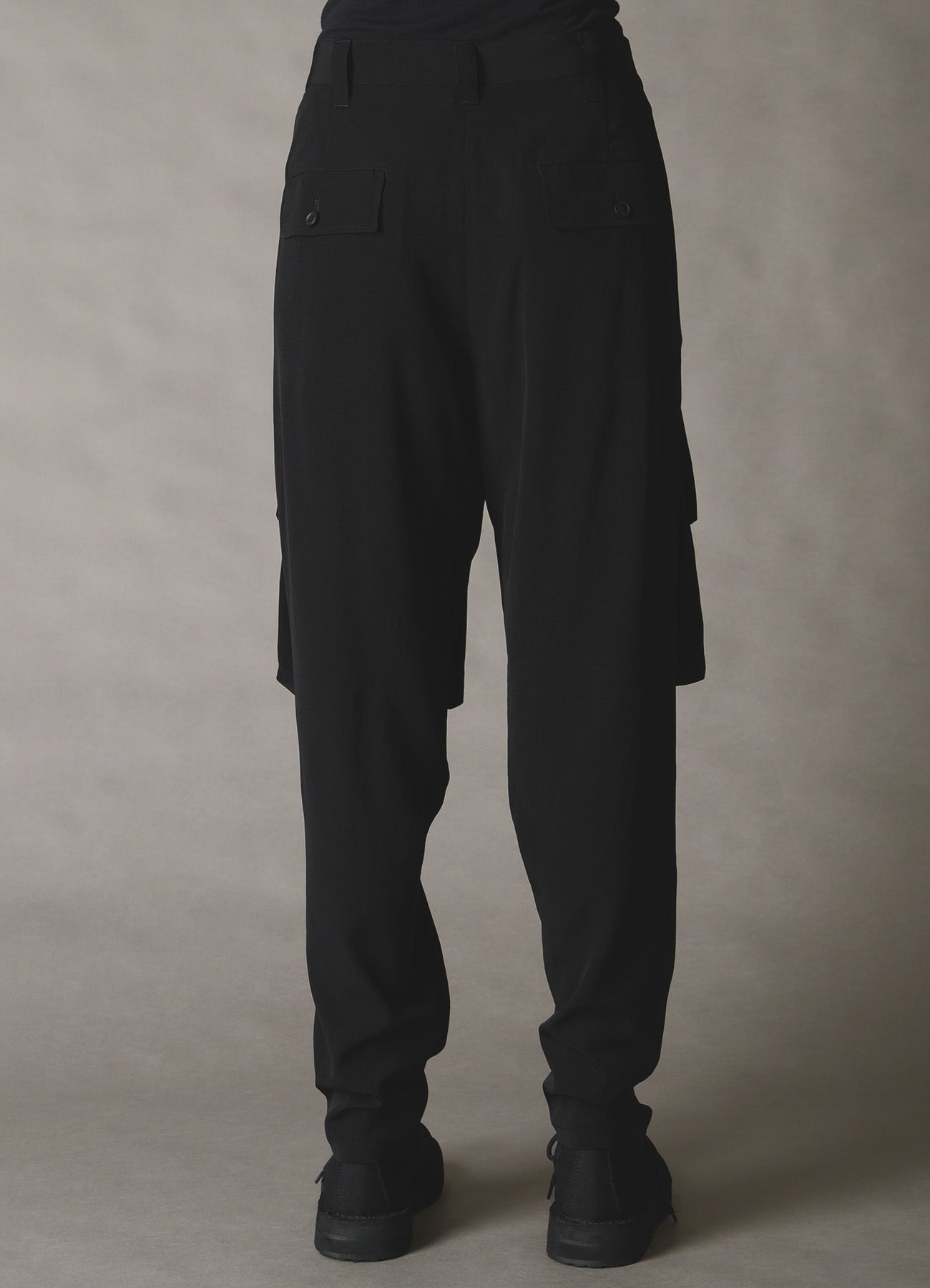 CREPE de CHINE ZIPPER JODHPURS CARGO PANTS