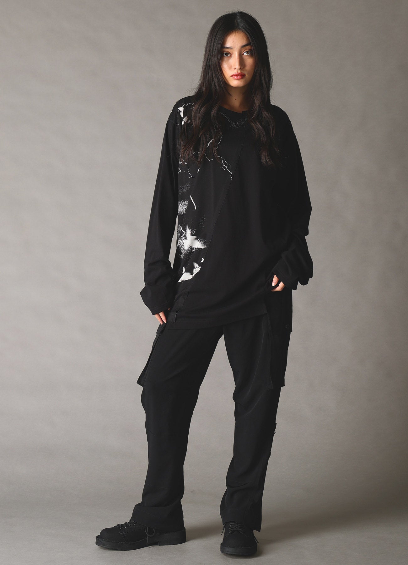 CREPE de CHINE SUSPENDER JODHPURS PANTS