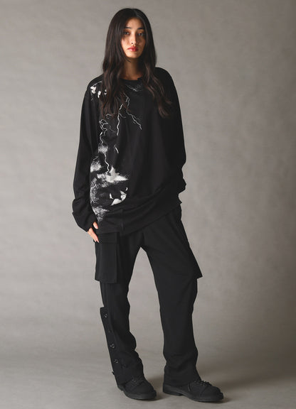 CREPE de CHINE SUSPENDER JODHPURS PANTS