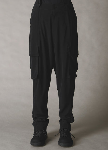 CREPE de CHINE SUSPENDER JODHPURS PANTS