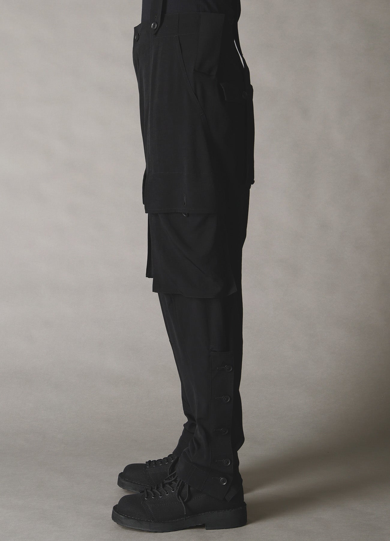 CREPE de CHINE SUSPENDER JODHPURS PANTS