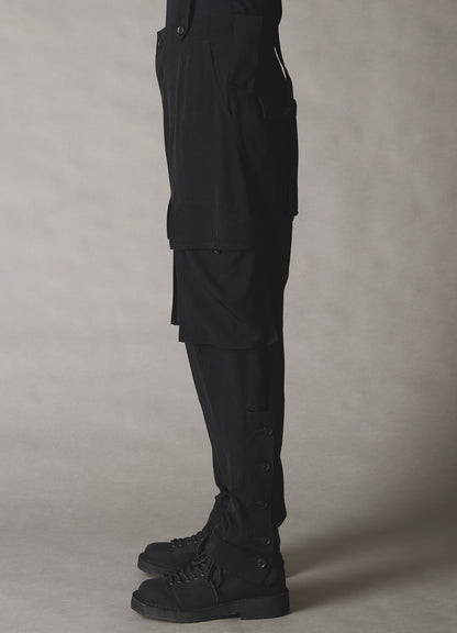 CREPE de CHINE SUSPENDER JODHPURS PANTS
