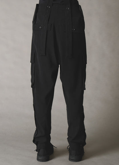 CREPE de CHINE SUSPENDER JODHPURS PANTS