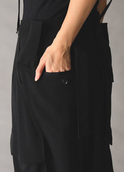CREPE de CHINE SUSPENDER JODHPURS PANTS