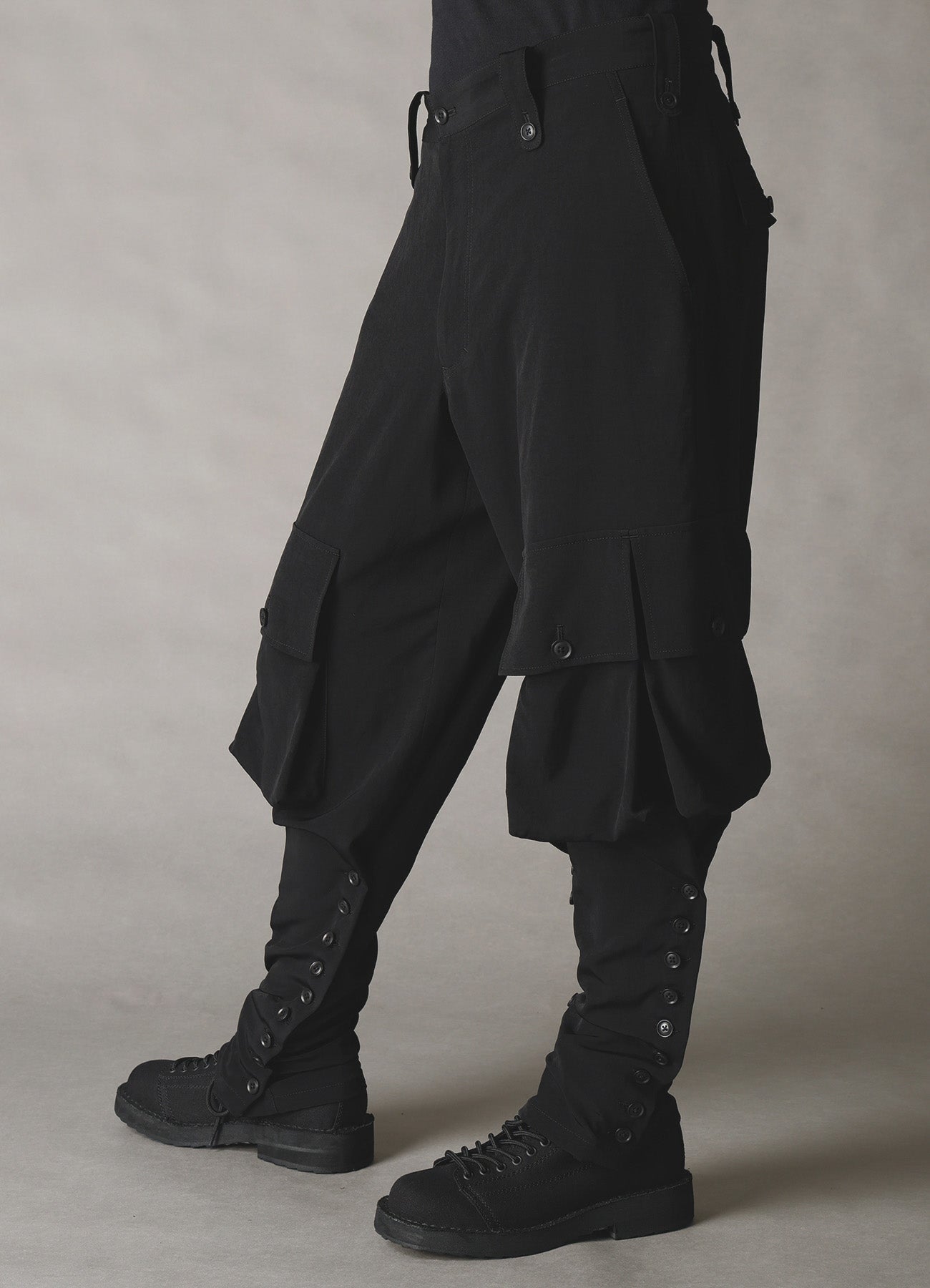 CREPE de CHINE CARGO JODHPURS PANTS