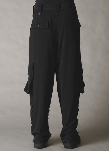 CREPE de CHINE CARGO JODHPURS PANTS