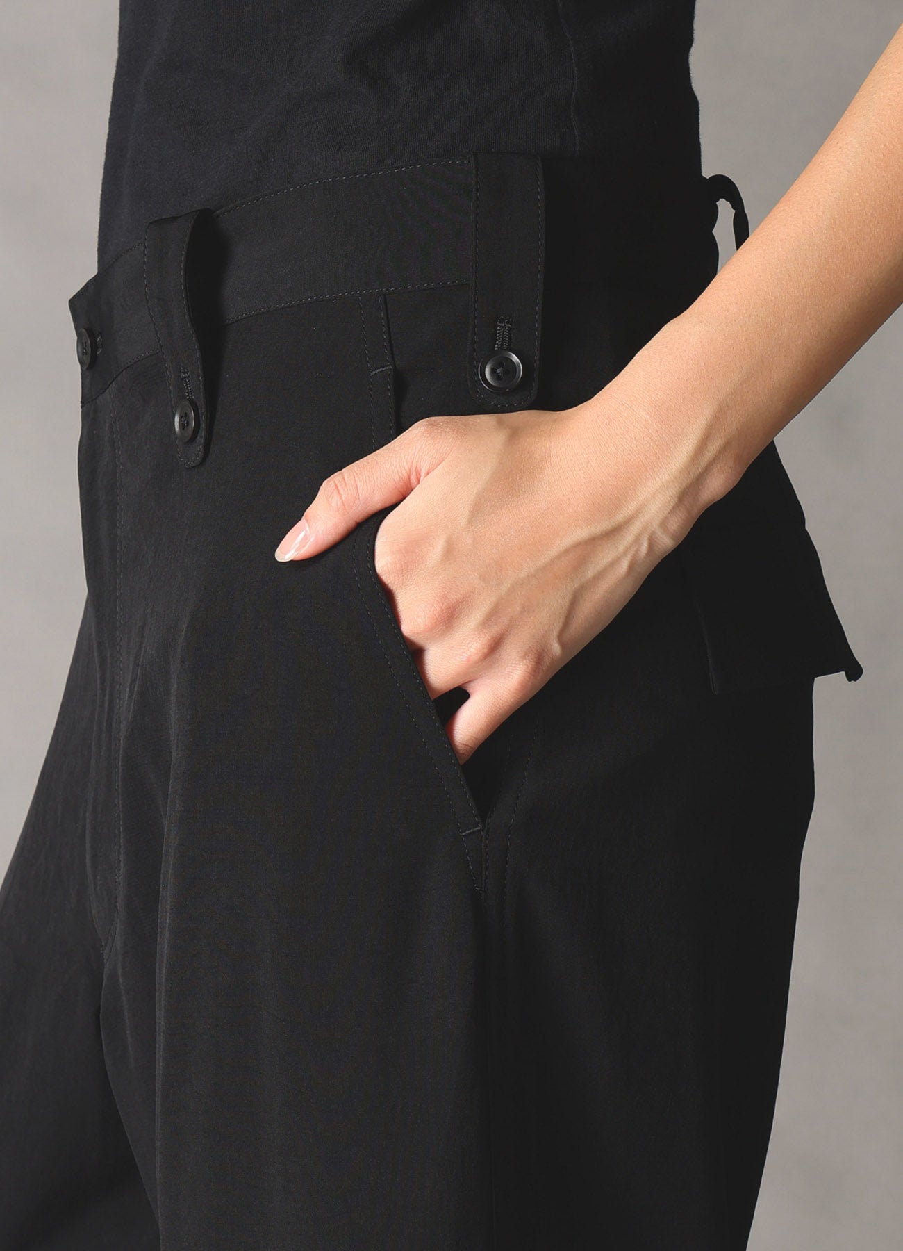 CREPE de CHINE CARGO JODHPURS PANTS