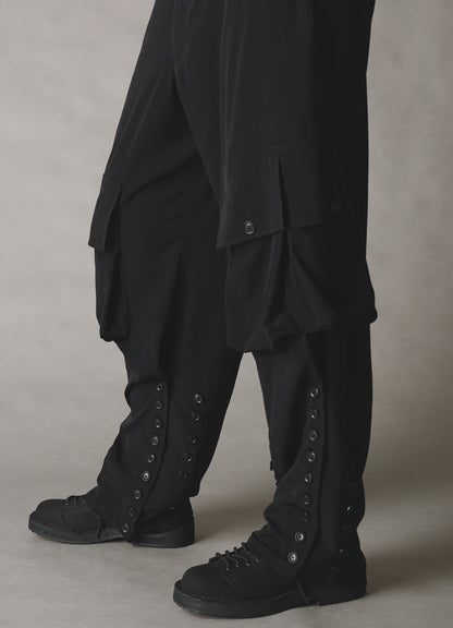 CREPE de CHINE CARGO JODHPURS PANTS